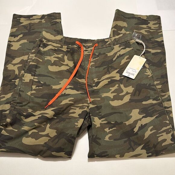 Camo Joggers Mens Medium Chinos Walker Hayes - Picture 3 of 4